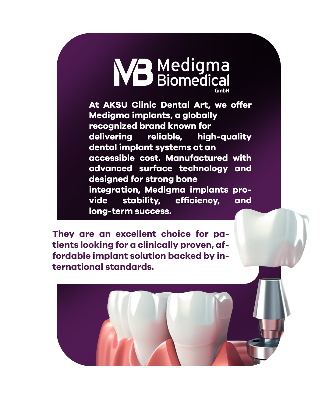 Medigma Biomedical implant sistemi