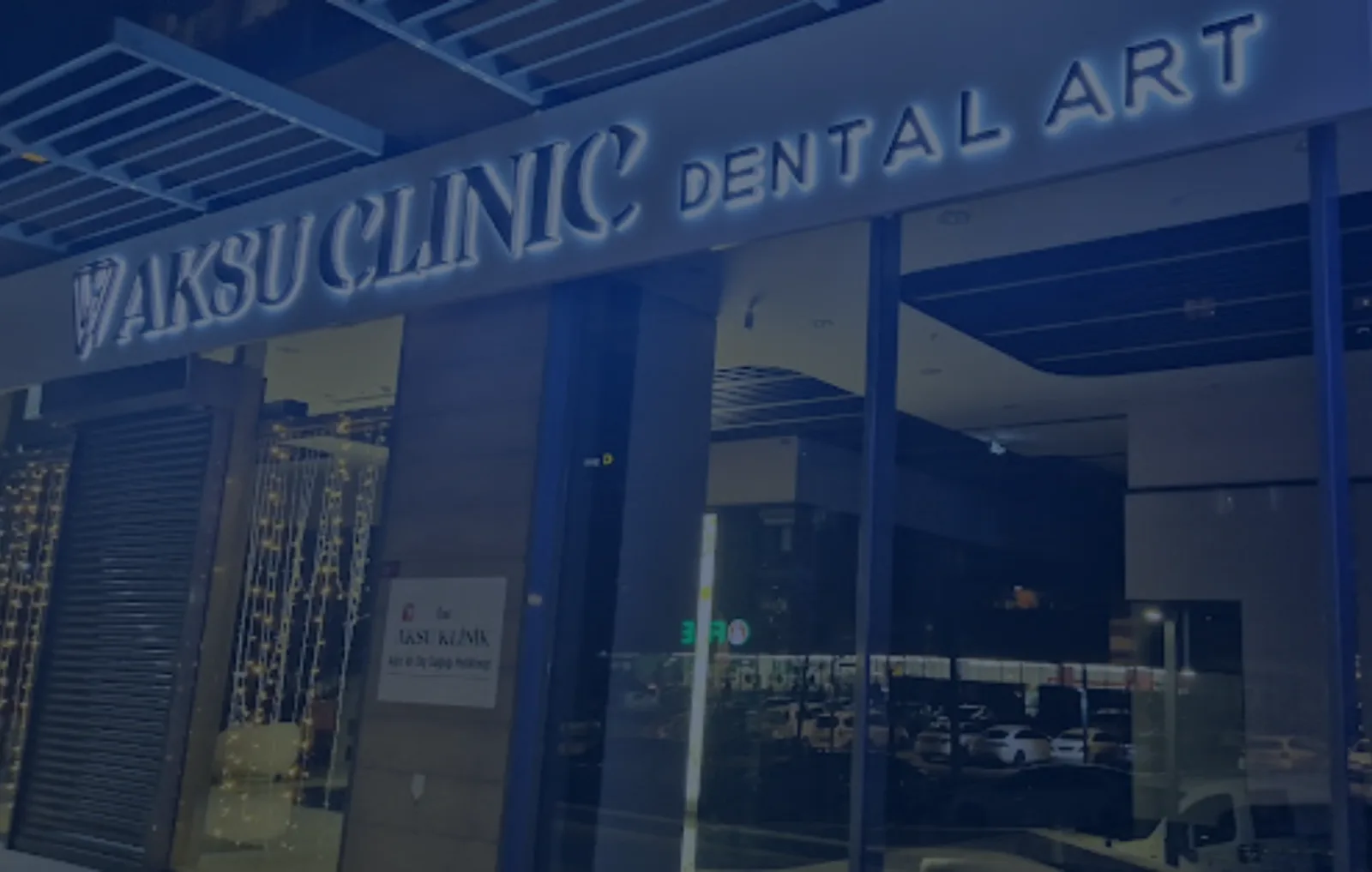 Aksu Clinic Dental Art klinik dış cephesi