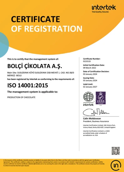 ISO 14001 belgesi